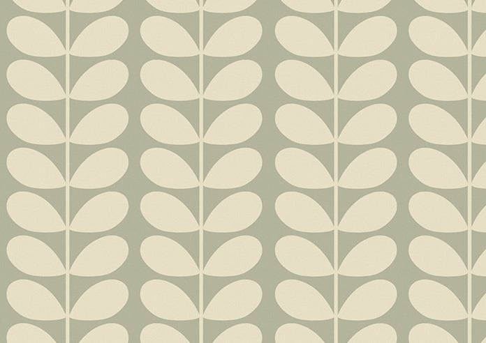 Orla Kiely Solid Stem, Pebble - Twist&Fit Roman Blind - Image 8